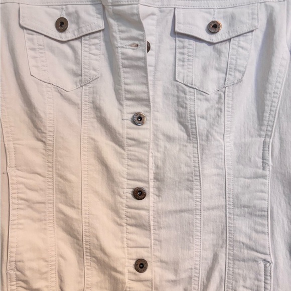 Live a Little Cream Jean Jacket - Picture 5 of 6